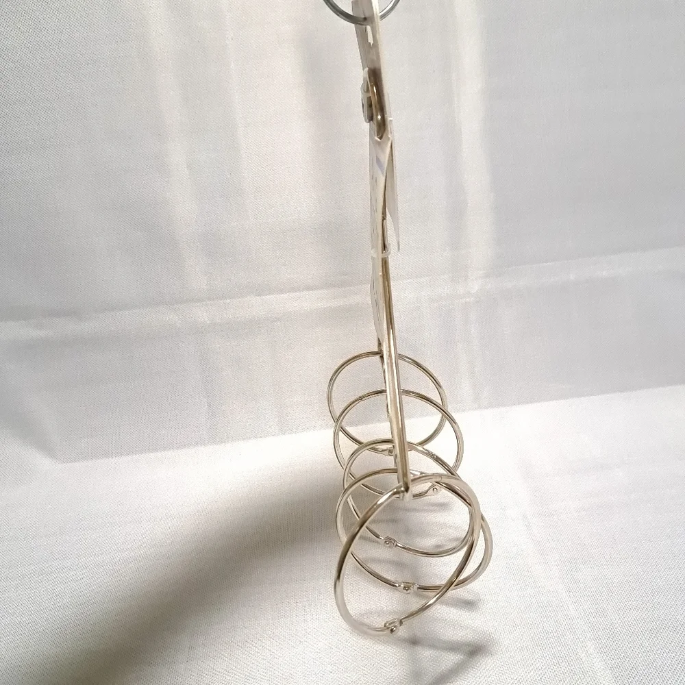 Accessory Organizer Hang Silver Open Ring Purchase Scarves Belts Ties Jewelry‎